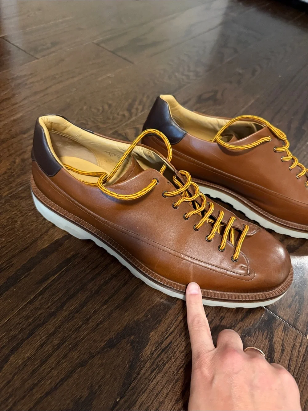 Men's Bally Leather Lace-Up shoes